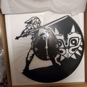 Black Warrior Vinyl Wall Clock
